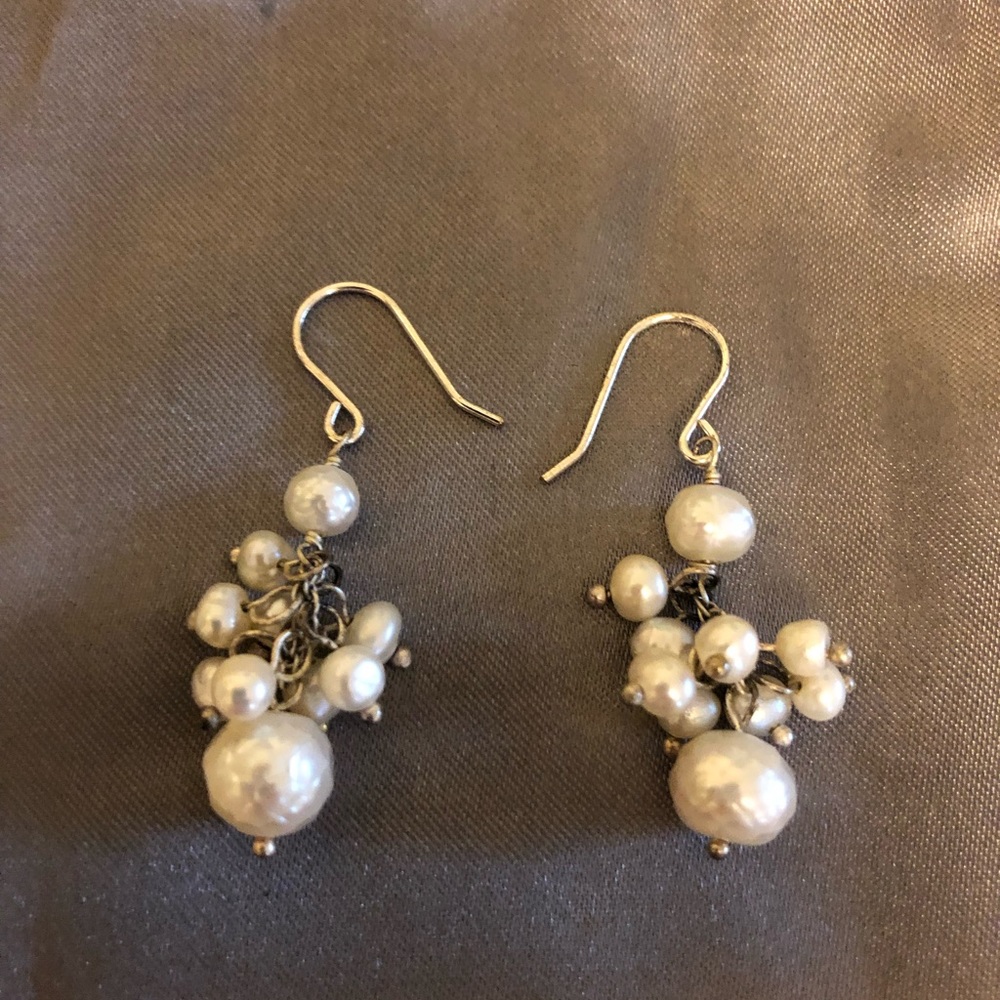Pearl earrings